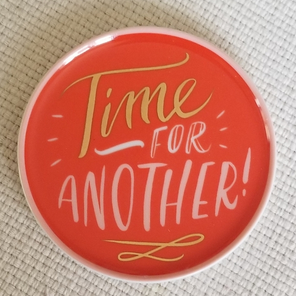 Galison Ceramic Ring Dish or Cup Coster Set of 2 - Picture 3 of 6